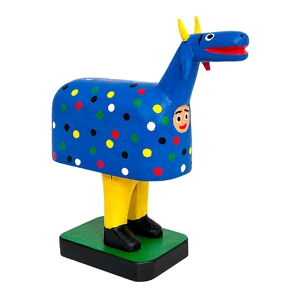 Escultura Boi M Azul - Marquinhos - CE