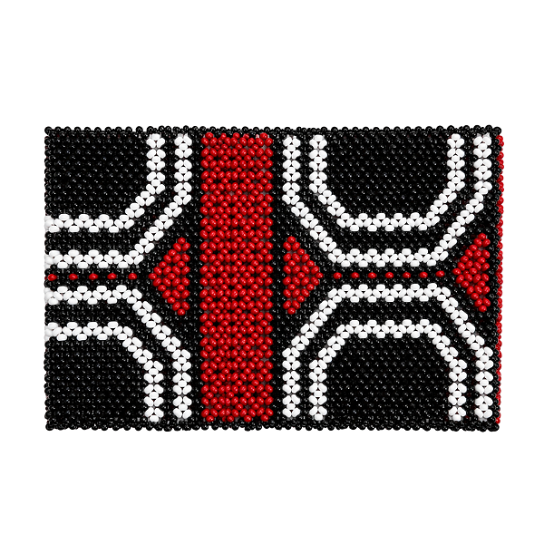 Pulseira de Miçanga G - Etnia Waurá - MT