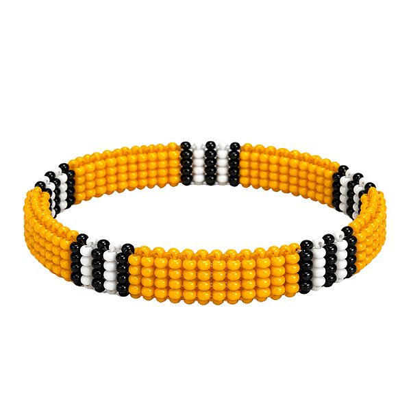 Pulseira de Miçanga Mini Especial - Etnia Waurá - MT