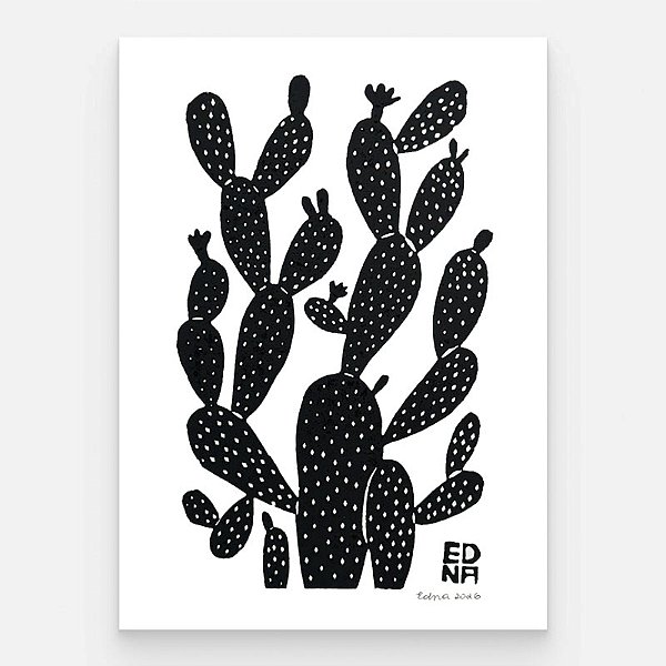 Xilogravura "Palma" P (PB) - Edna - PE