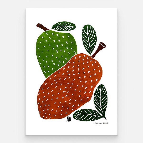 Xilogravura "Jaca" M 2026 - Edna - PE