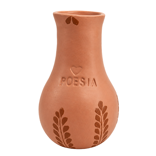 Vaso Poesia Rosa - Natália - Vale do Jequitinhonha - MG