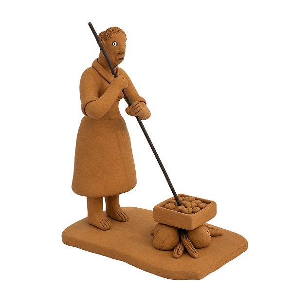 Miniatura Tradicional Fogão a Lenha - Elias Vitalino - PE