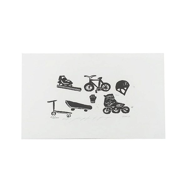 Xilogravura "Rodas PB" P - João Pedro - CE