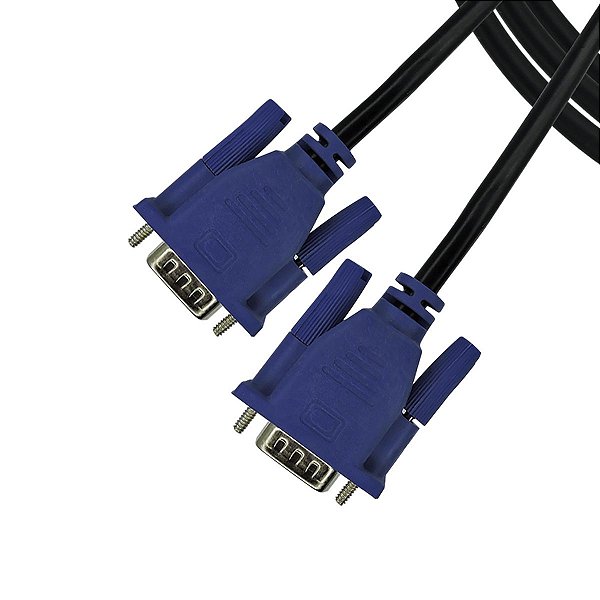 Cabo Vga Macho para Macho Db15 para Pc Notebook 1,5m