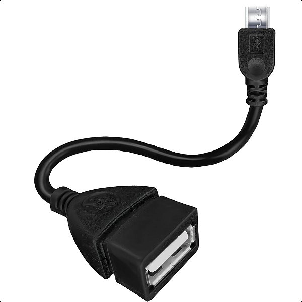 Cabo Otg Micro Usb V8 Adaptador Usb Fêmea Otg