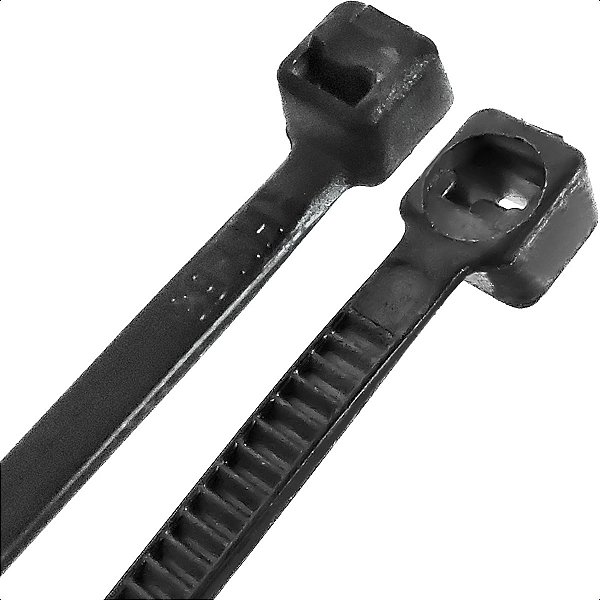 Abraçadeira Cinta Plástica Chicote 10cm Branca Kit 100 peças