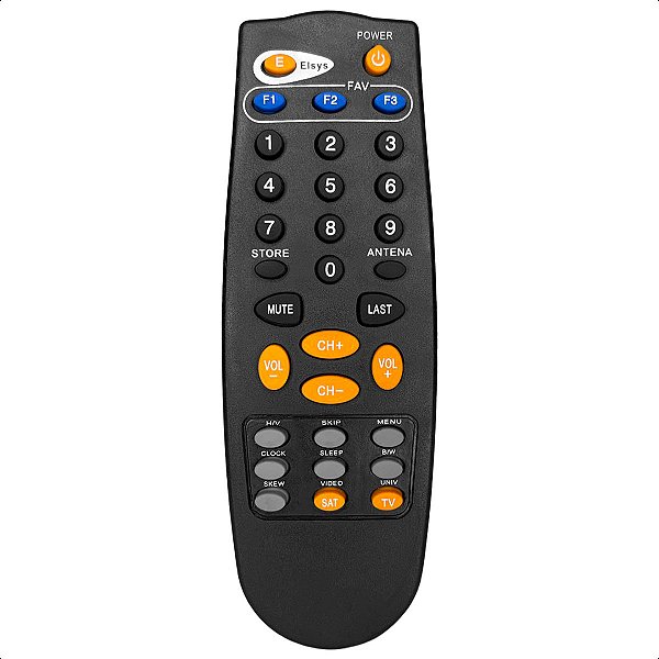 Controle Remoto Compatível Para Receptor Elsys 2.0 2.5 2.7