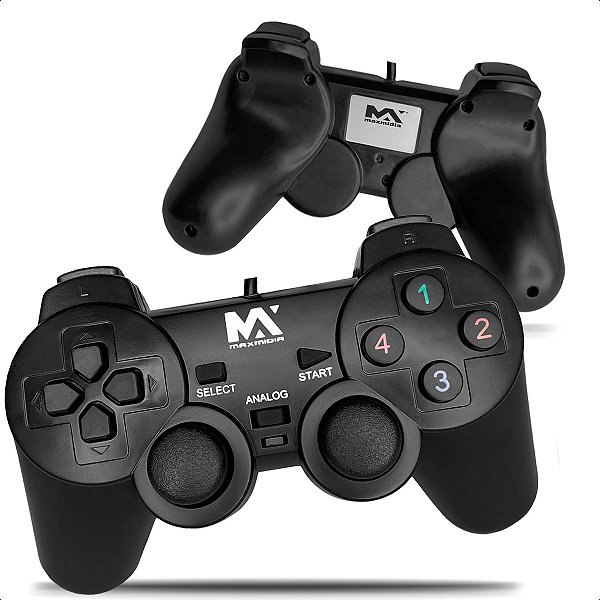 Controle Ps2 Para Pc Joystick Usb Analógico Dualshock Notebook