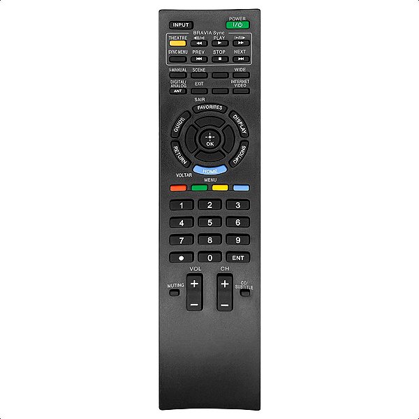 Controle Remoto Compatível com TV Sony Bravia Kdl-40ex525 LCD / LED