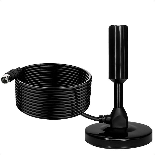 Antena Digital para Tv Interna Hdtv Dtv com Plug F