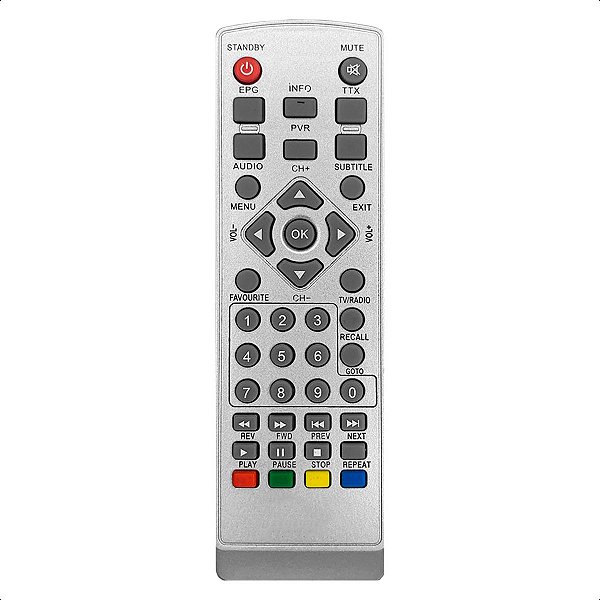 Controle Remoto Compatível Com Conversor Digital Tomate MCD888