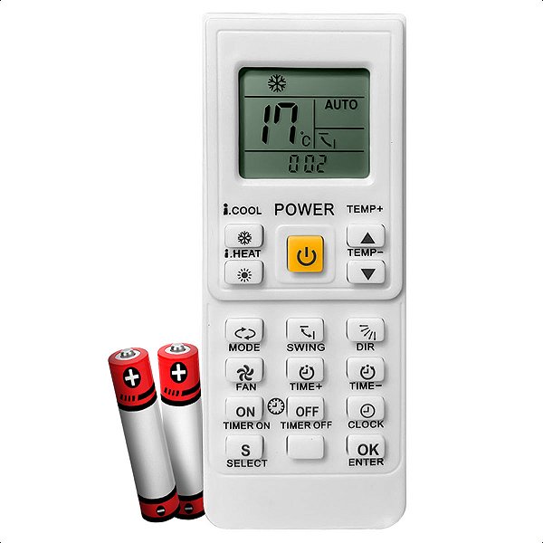 Controle Remoto Universal Compatível com Ar Condicionado Diversos Modelos