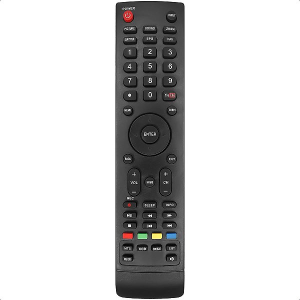 Controle Remoto Compatível com Tv Semp com Tecla Youtube