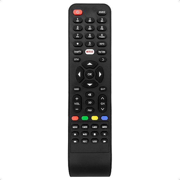 Controle Remoto Compatível com Tv Lcd Philco Netflix