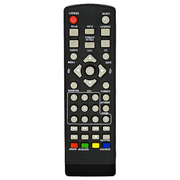 Controle Remoto Compatível com Conversor Digital Aquário