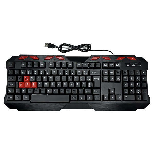 Teclado Gamer max mídia Para Computador e Notebook