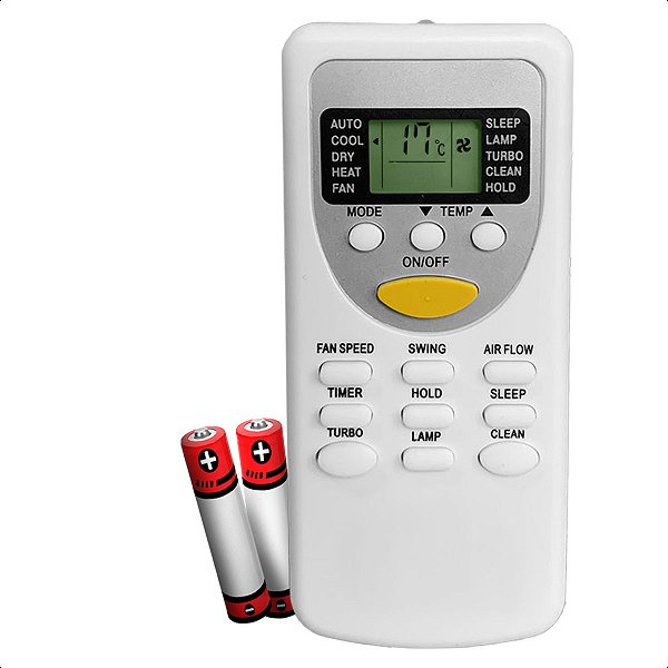 Controle Remoto Universal Compatível com Ar Condicionado York e Komeco