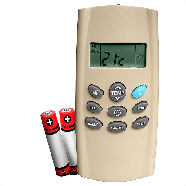 Controle Remoto Universal Compatível com Ar Condicionado Springer Carrier