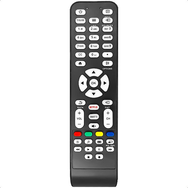 Controle Remoto Compatível com Tv Aoc Smart Tv