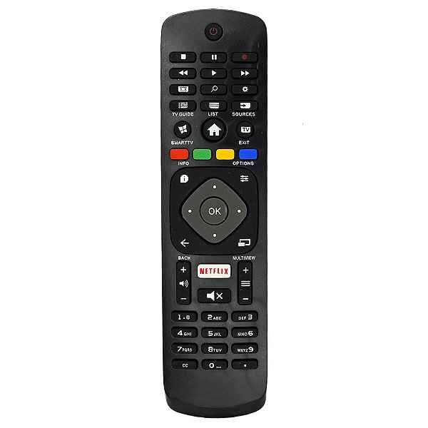 Controle Remoto Para Televisão Philips Smart Netflix - Eletromassa