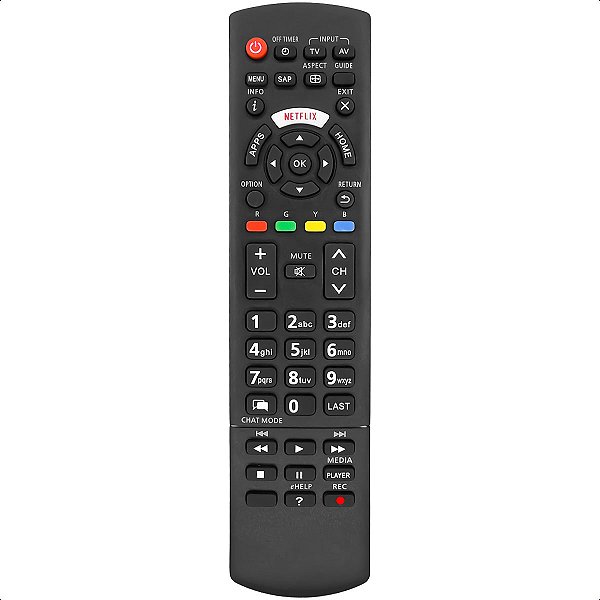 Controle Remoto Compatível com Tv Panasonic Netflix