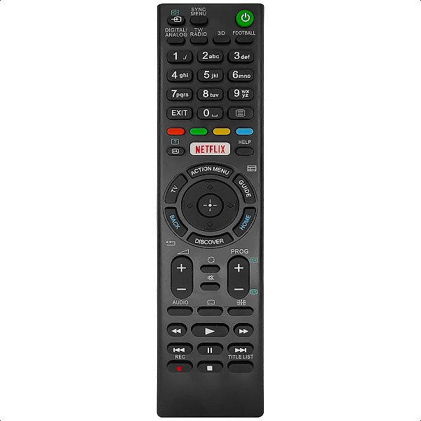 Controle Remoto Compatível com Tv Sony Netflix