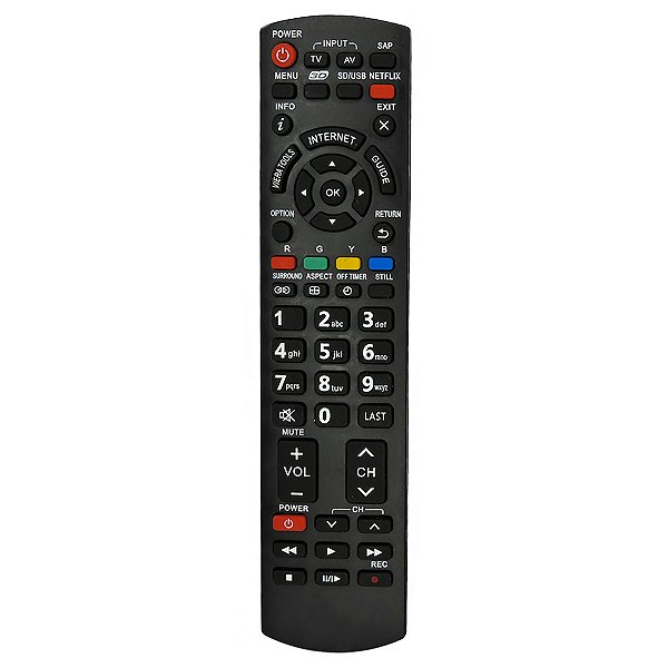 Controle Remoto Compatível com Tv Led Panasonic Netflix