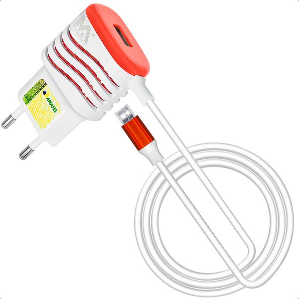 Carregador V8 para Celular Rápido Completo de Parede com Usb