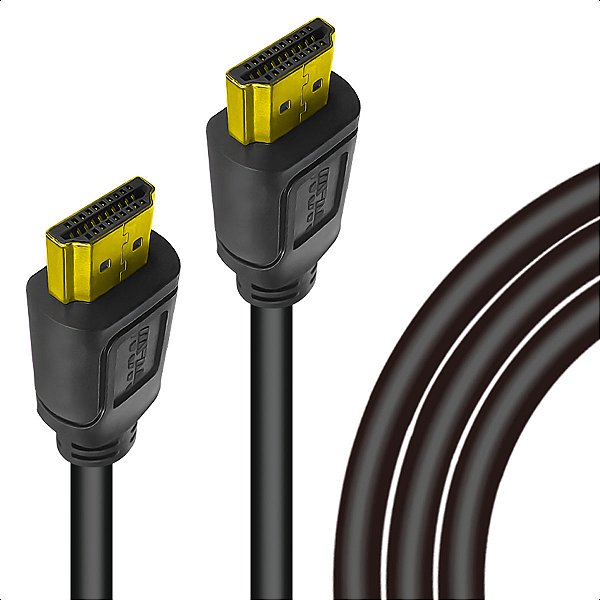 Cabo 4k para Tv e Monitores Hdmi 2.0 Ultra Hd De 5 Metros