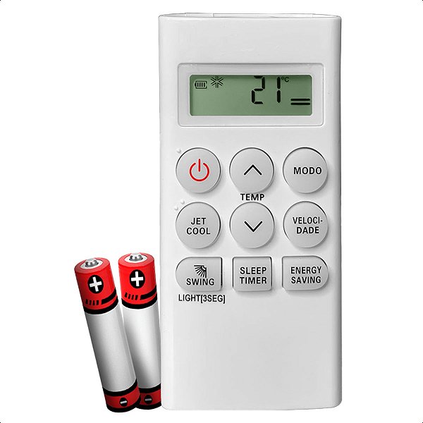 Controle Remoto Compatível com Ar Condicionado LG Akb73598004