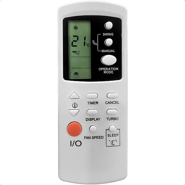 Controle Remoto Compatível com Ar Condicionado Philco Gz01