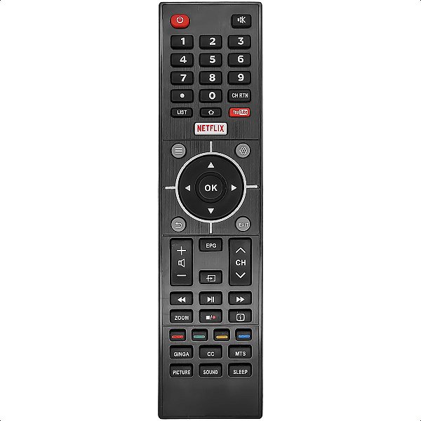 Controle Remoto Compatível com Semp Ct-6810 Netflix