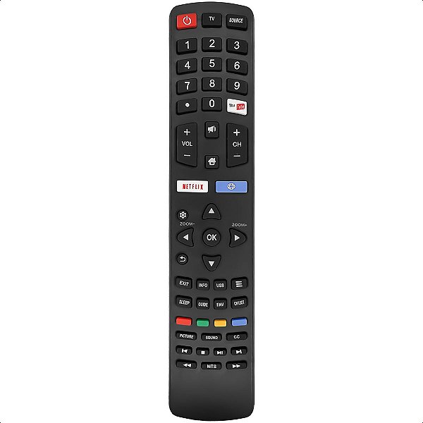 Controle Remoto Compatível com Tv Philco Netflix Internet