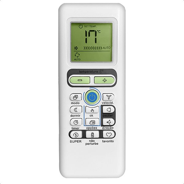 Controle Remoto Compatível com Ar Condicionado Springer Midea