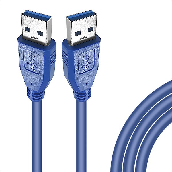 Cabo Extensor Usb Azul 3.0 Macho X Macho 1,5m