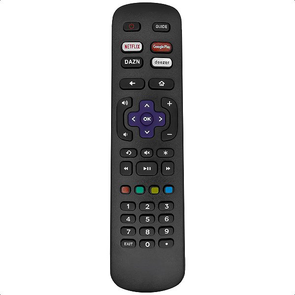 Controle Remoto Compatível com Tv Aoc Netflix GloboPlay Dazn