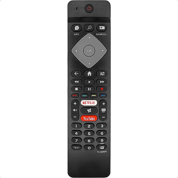 Controle Remoto Compatível com Tv philips Netflix Youtube