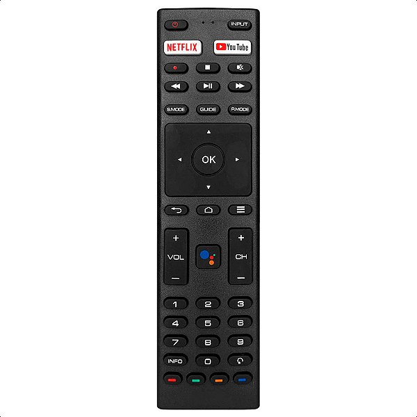Controle Remoto Compatível com Tv Jvc Netflix Youtube