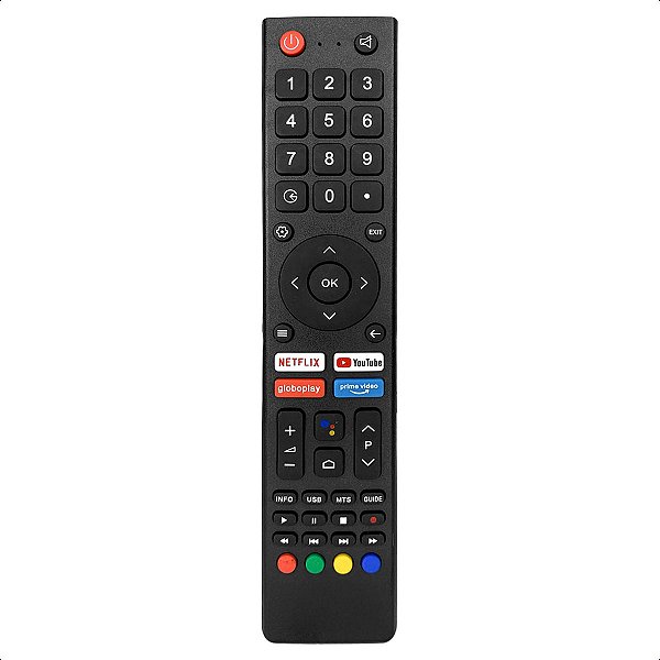 Controle Remoto Compatível com Tv Philco Netflix Youtube Globo play
