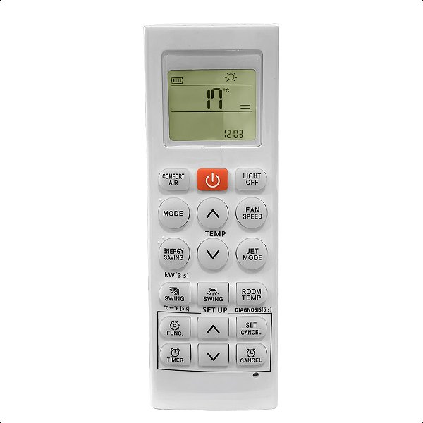 Controle Remoto Compatível com Ar Condicionado LG Akb74955603