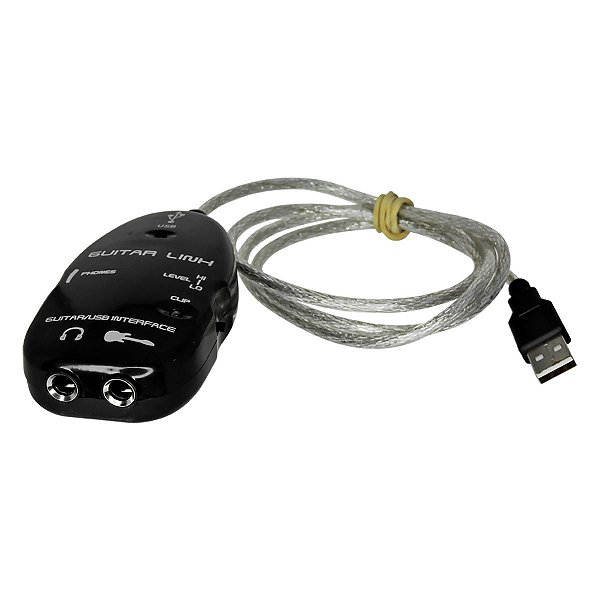 Guitar Link Usb Cabo Interface De Áudio Para Guitarra Pc
