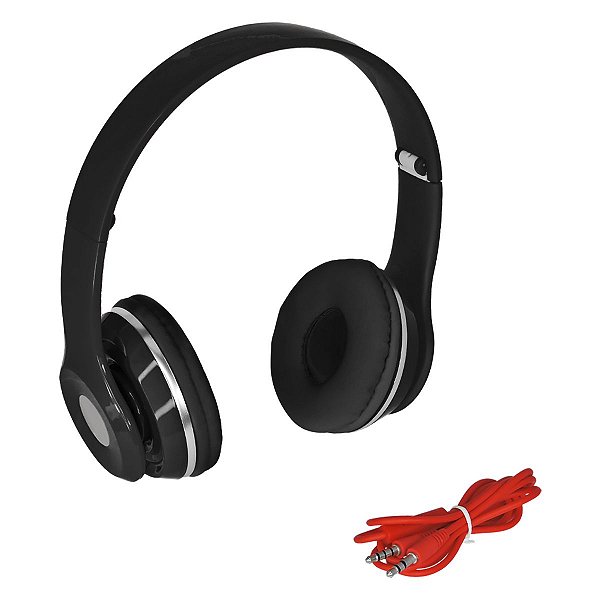 Headset Extra Bass Sem Fio Dobrável Hd Áudio MAX-F010