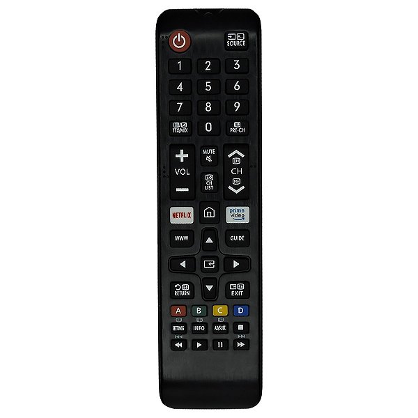 Controle Remoto Para Tv Samsung Netflix Smart + Pilhas