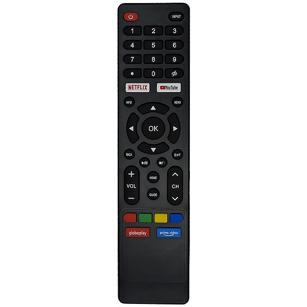 Controle Remoto Para Smart Tv Multilaser Tl020 Netflix