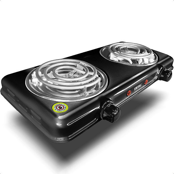 Fogão Fogareiro Elétrico Duas Bocas Portátil 2000w 220V