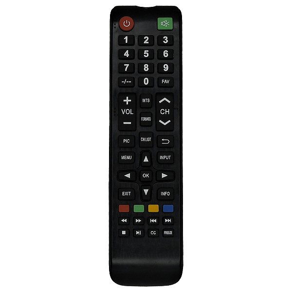 Controle Remoto Compatível com Tv Multilaser Tl016 Tl017