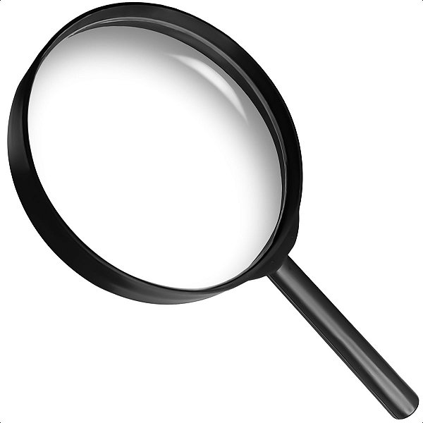 Lupa de Aumento de Mão Manual HD 90mm para Estudo