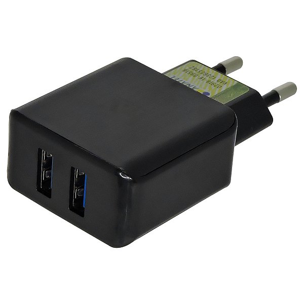 Fontre para Carregador Com 2 Usb Rapida Universal Bivolt