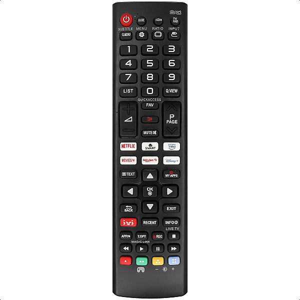 Controle Remoto Compatível com Tv Smart 4K Netflix Rakutem